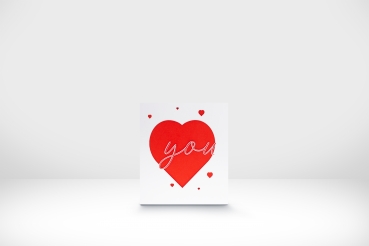 Valentinskarte Love you